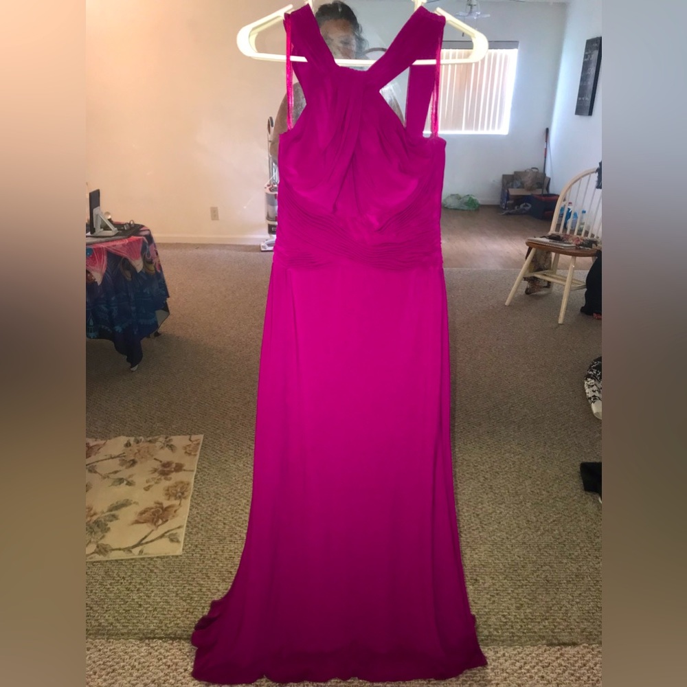 Eliza J Formal gown gorgeous color deep fuchsia size 4 …worn once